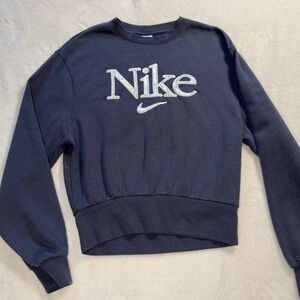 Nike Femme Fleece Crop Sweatshirt Junior Size Small